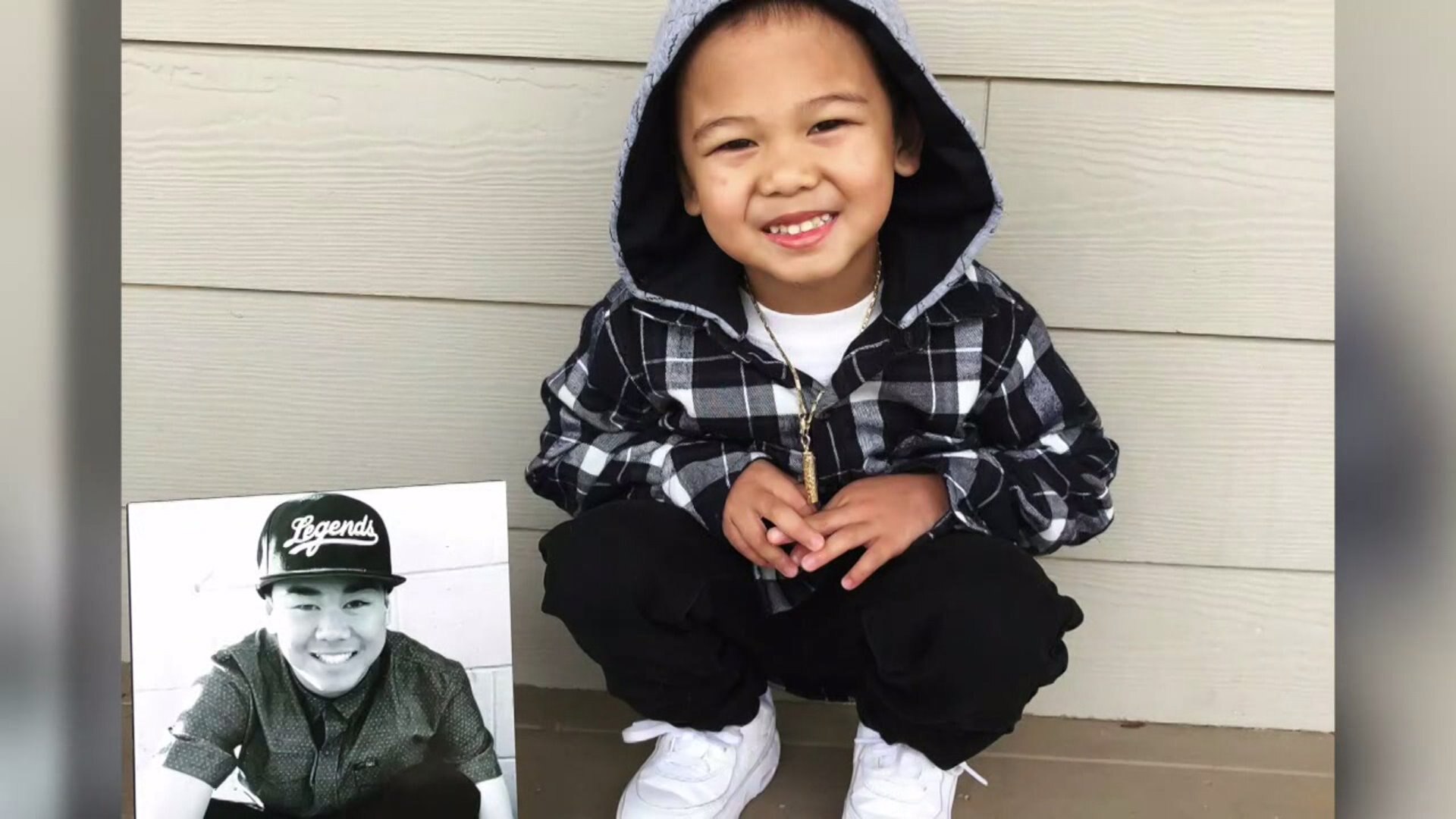 Boy`s necklace with father`s ashes lost