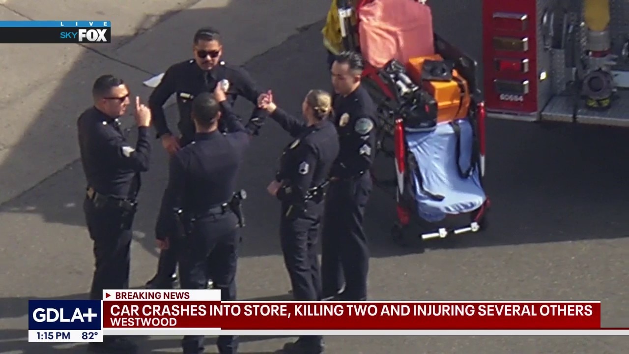 Deadly crash reported at Westwood grocery store