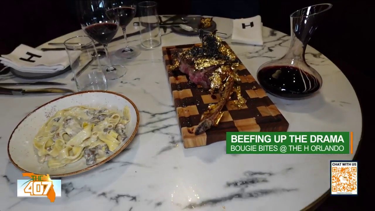 Indulging in The H Orlando's 24k gold tomahawk