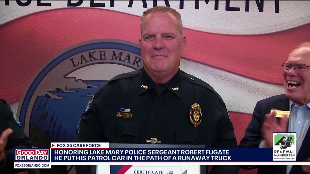 FOX 35 Care Force: Lake Mary police sergeant stops runaway truck