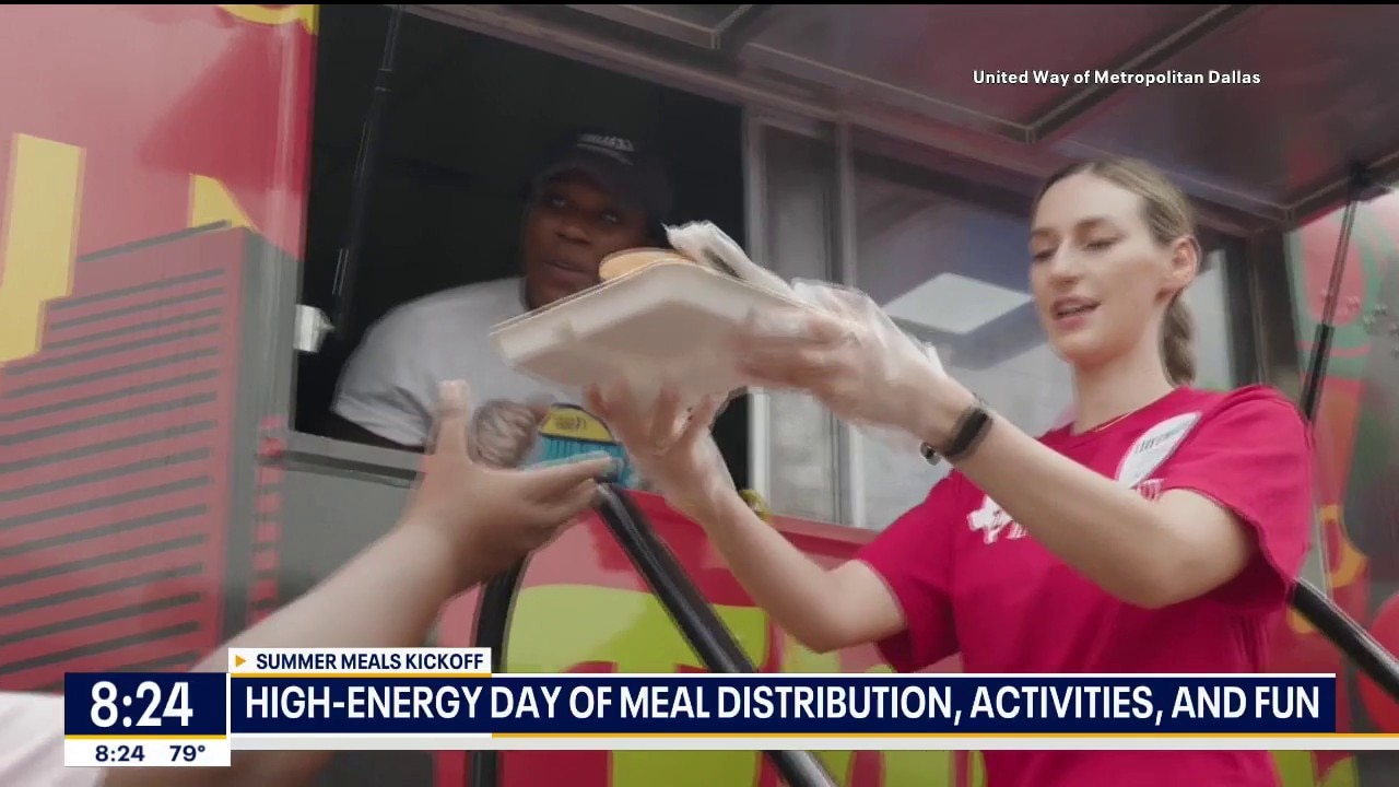 High-energy day of meal distribution, activities and fun