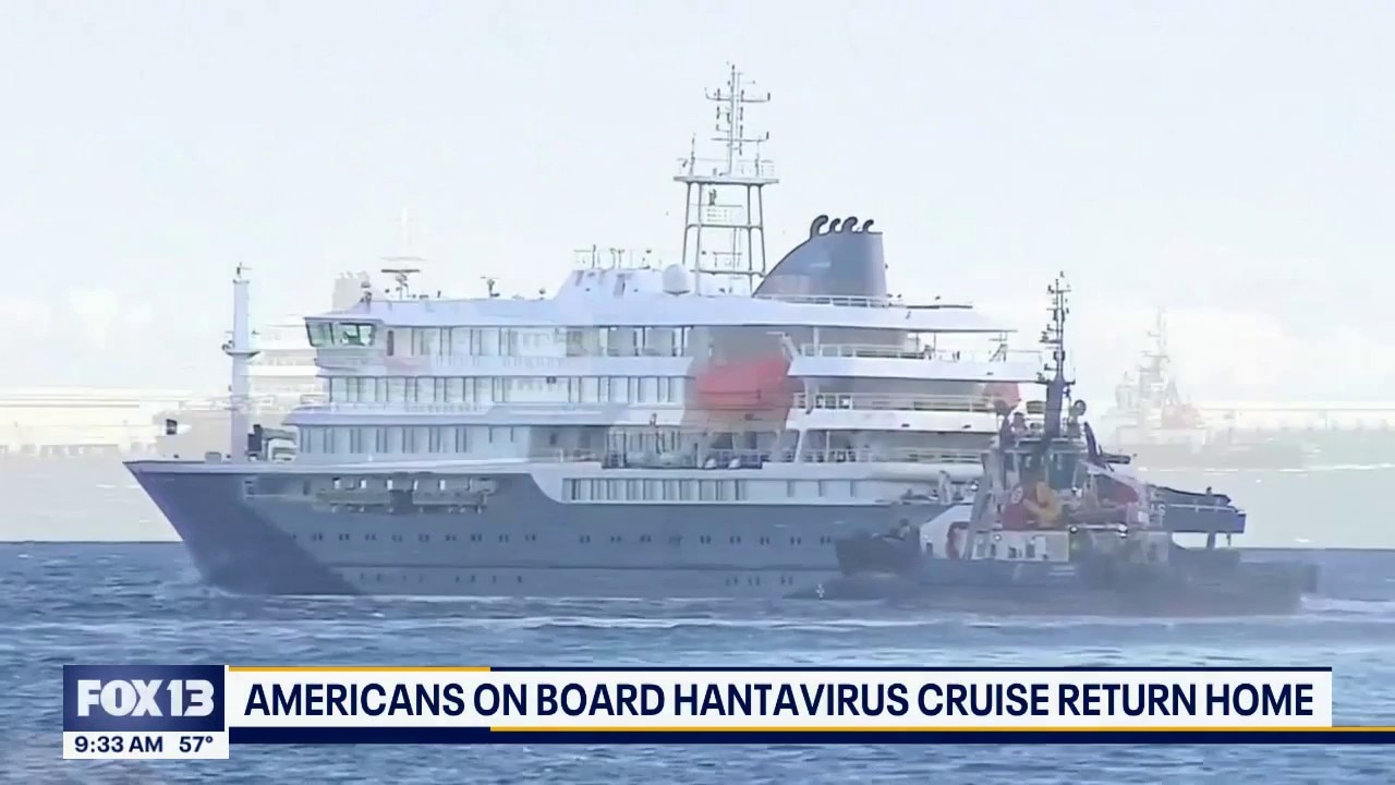 Americans on board hantavirus cruise return home