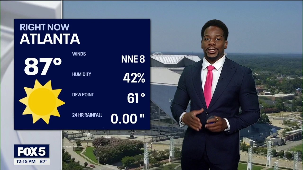 Tuesday midday weather forecast