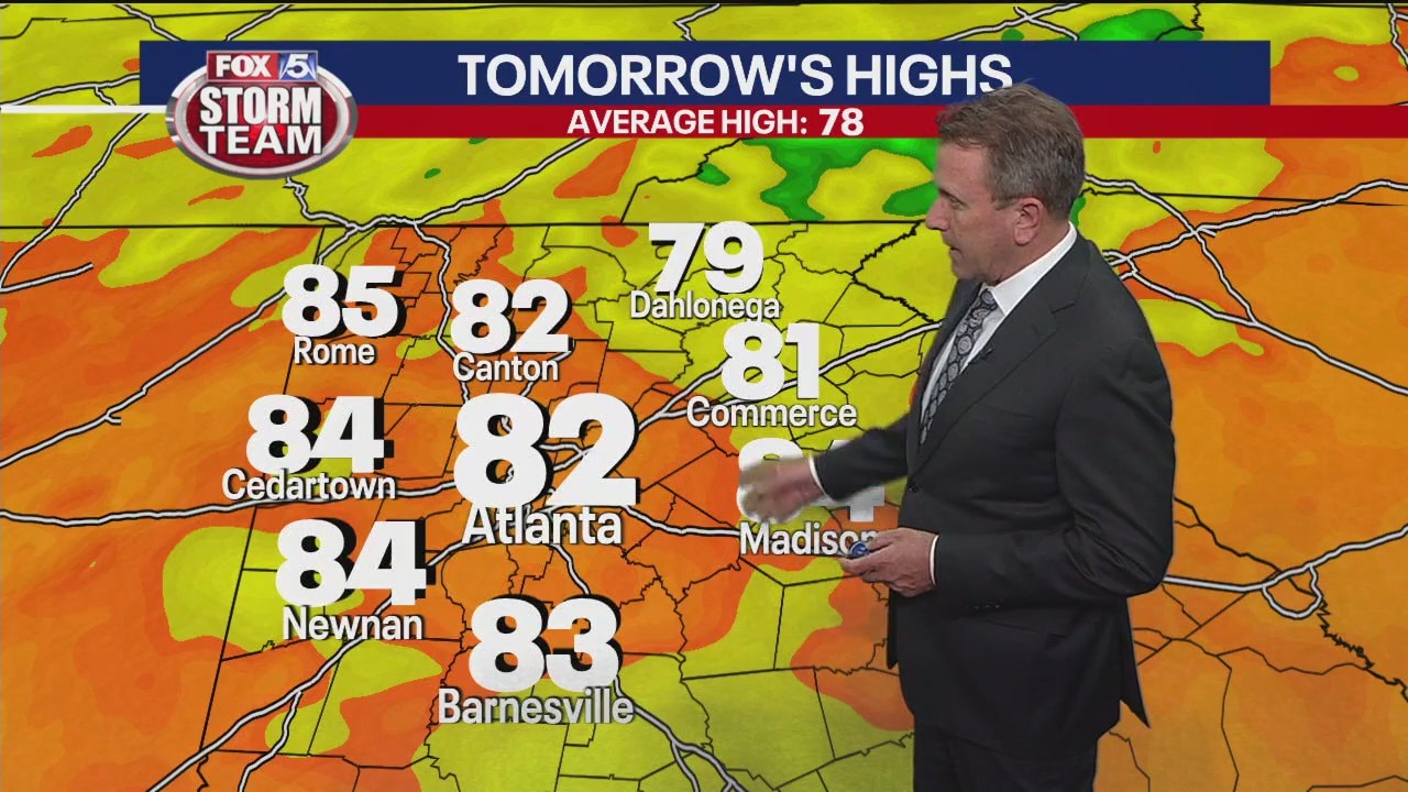 Thursday afternoon forecast