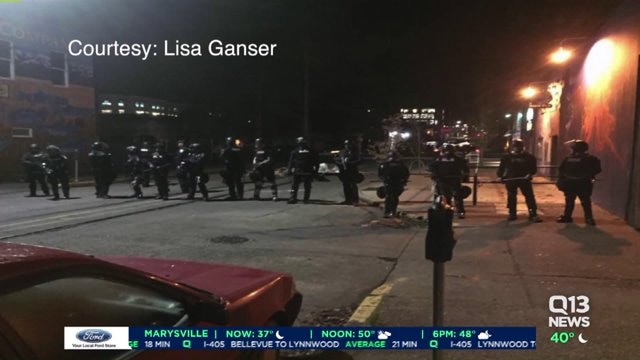 Protesters arrested in Olympia