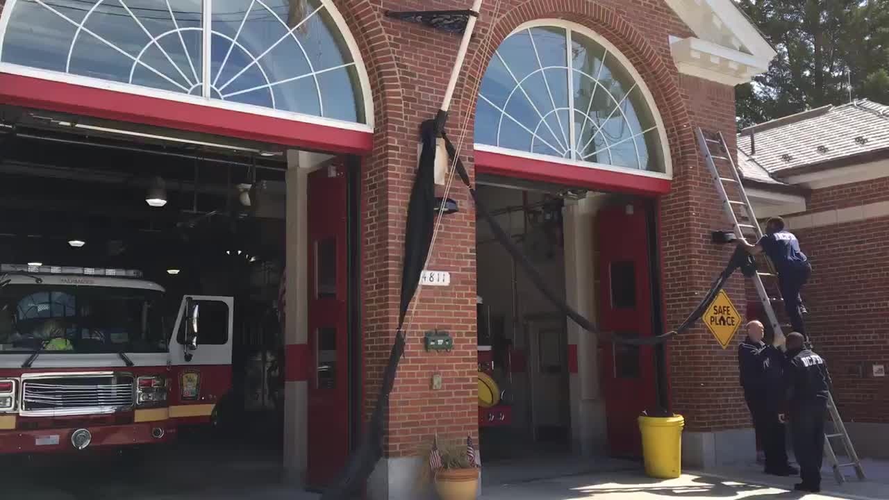 DC firefighters honor firefighter killed in Pennsylvania crash