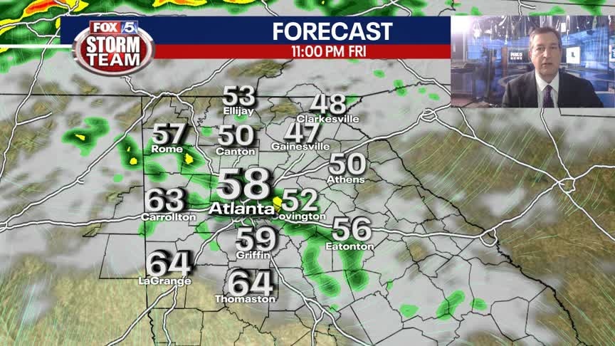 Friday Evening Weather Update