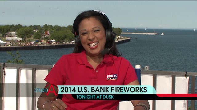 Checking in with Mary ahead of the U.S. Bank Fireworks Show