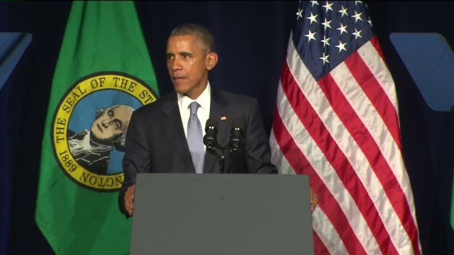 Obama`s speech in Seattle 10/9/15
