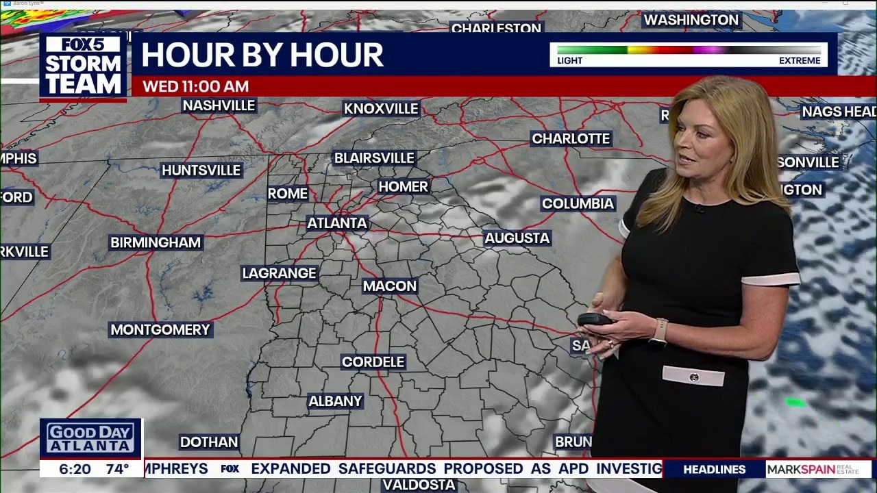 Wednesday morning weather forecast