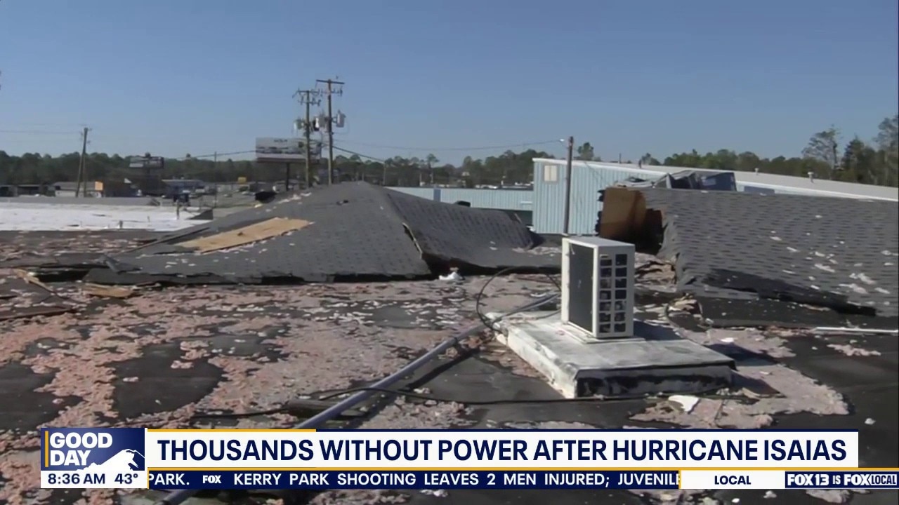 Thousands without power after Hurricane Isaias