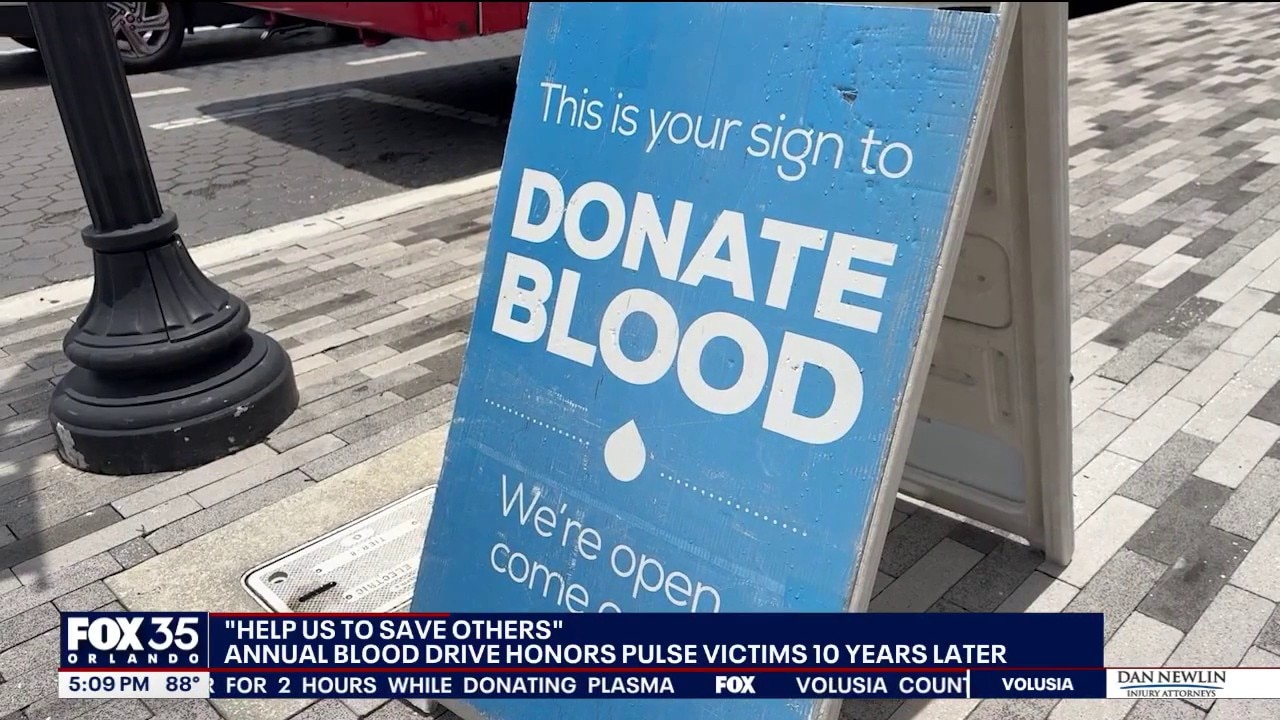 Orlando marks 10 years since Pulse tragedy with blood drive