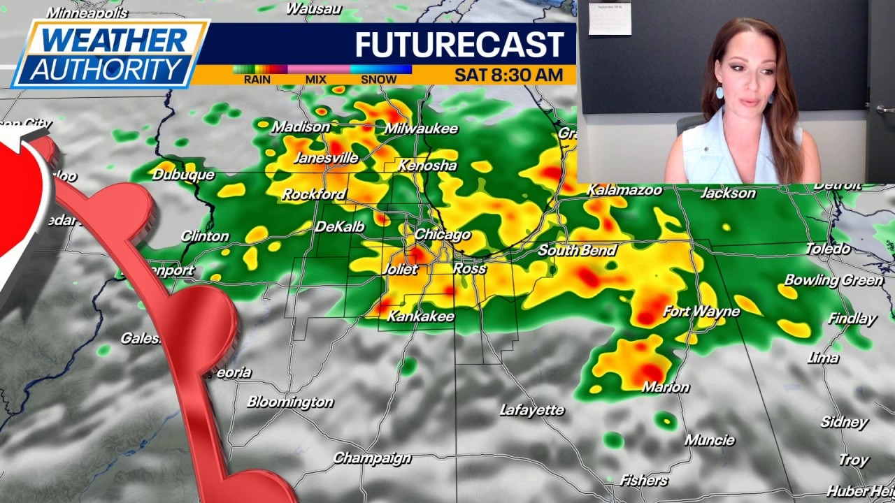 Chicago weather: Soggy weekend in store for Chicagoland
