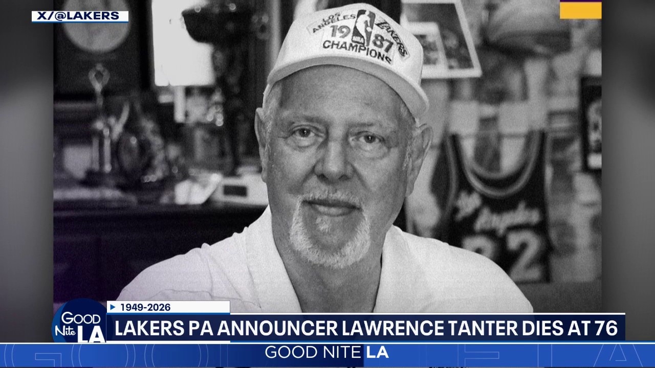 Lakers PA announcer Lawrence Tanter dies at 76