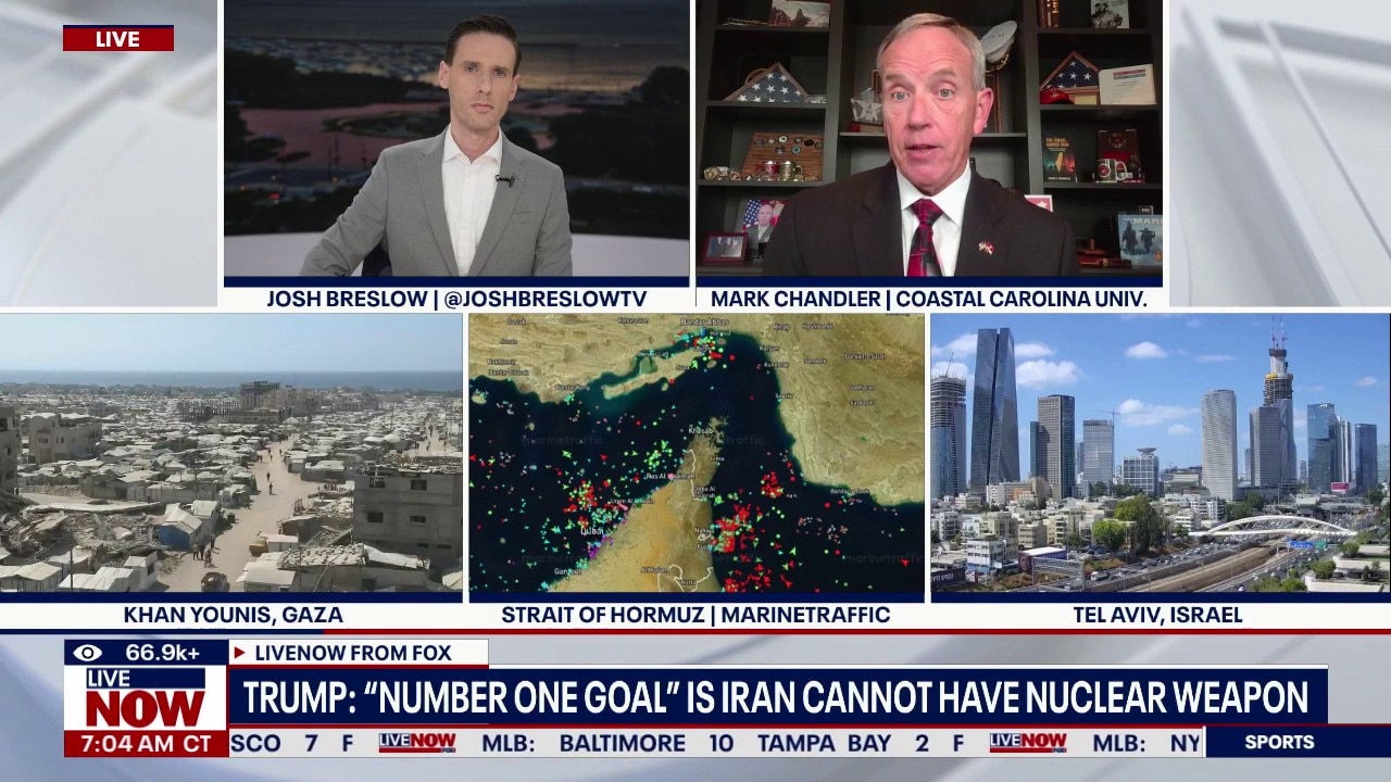 Trump: "Number one goal" is Iran cannot have nukes