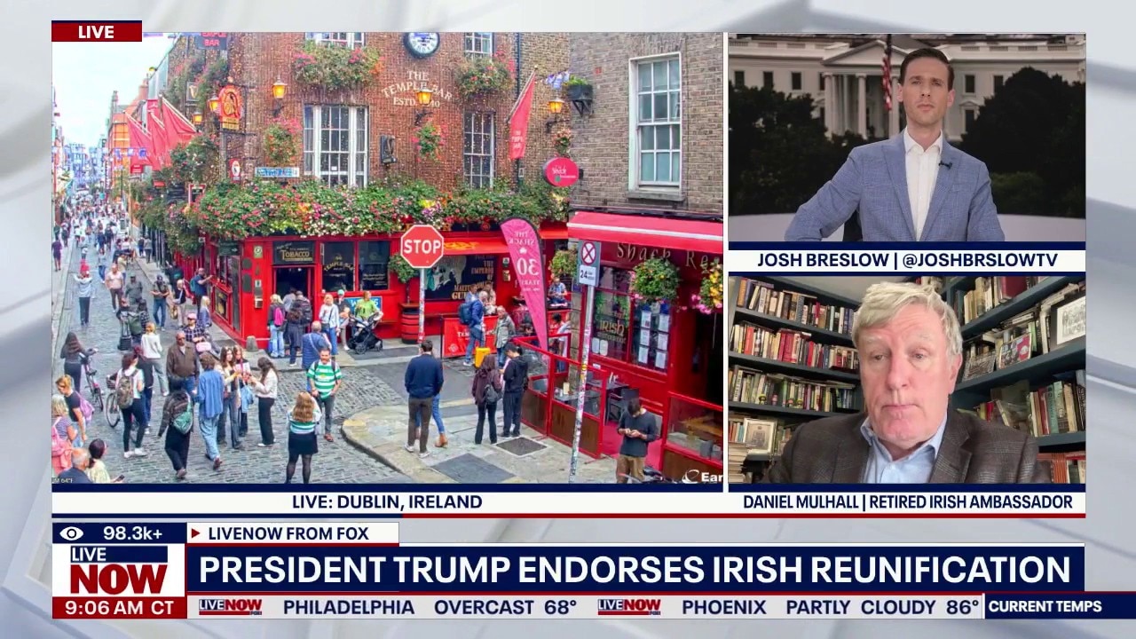 President Trump endorses Irish reunification