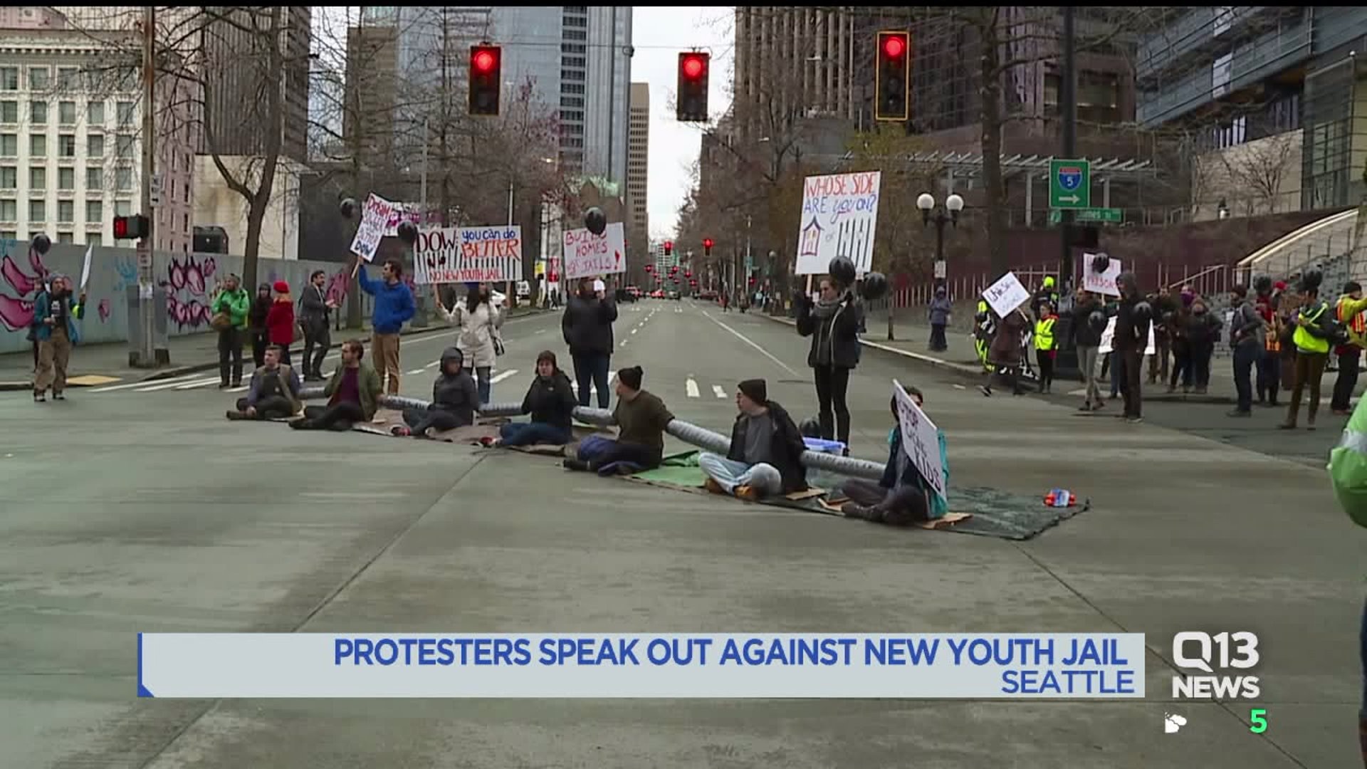 Youth jail protest