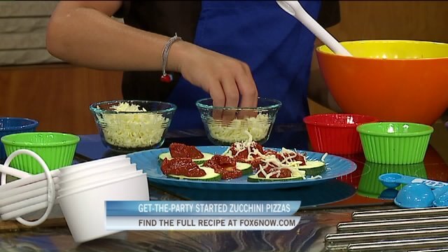 A recipe for pizzas that will get the party started -- and they`re healthy