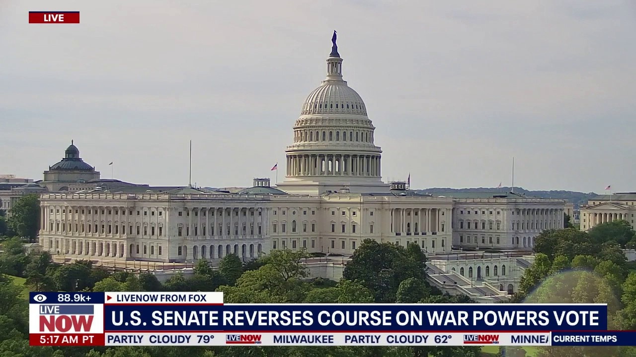 Senate reverses course on Trump's war powers