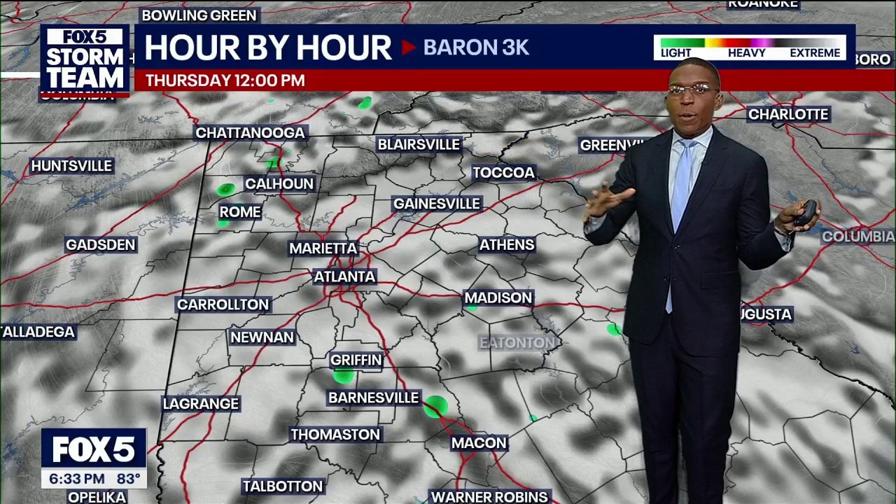 Tuesday evening weather forecast