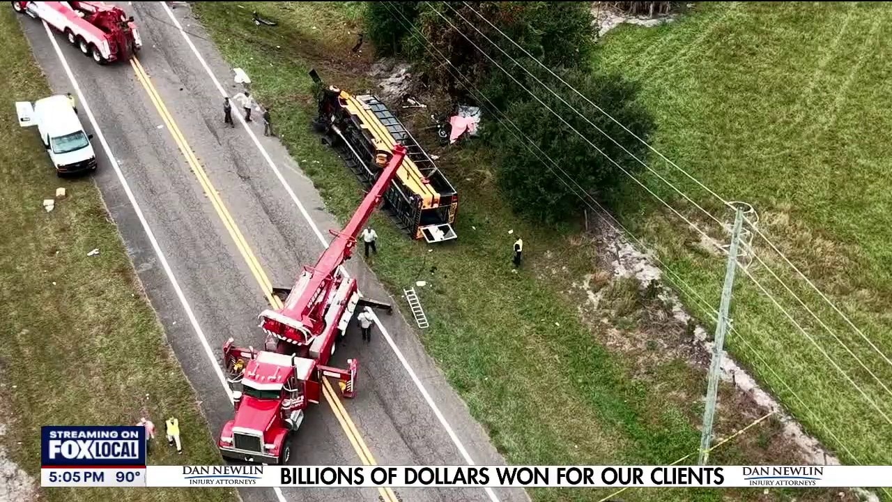 Student killed, others hurt after car hits Polk County school bus