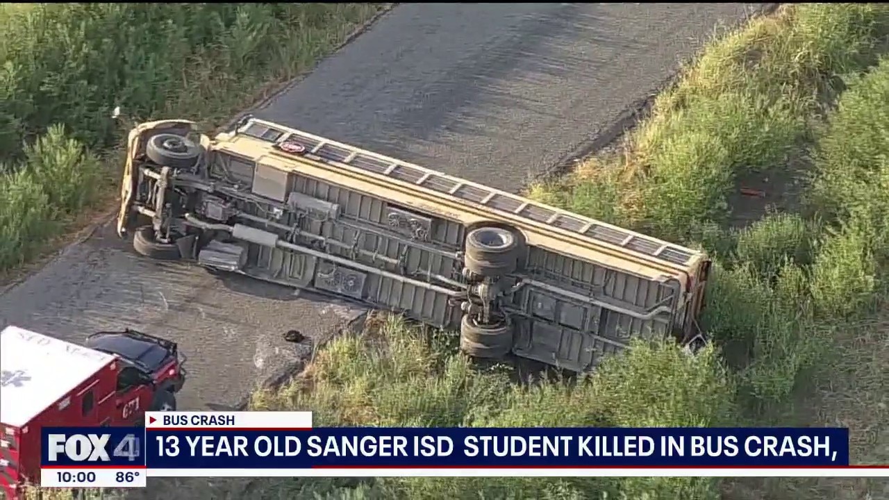 Sanger ISD student killed in bus crash
