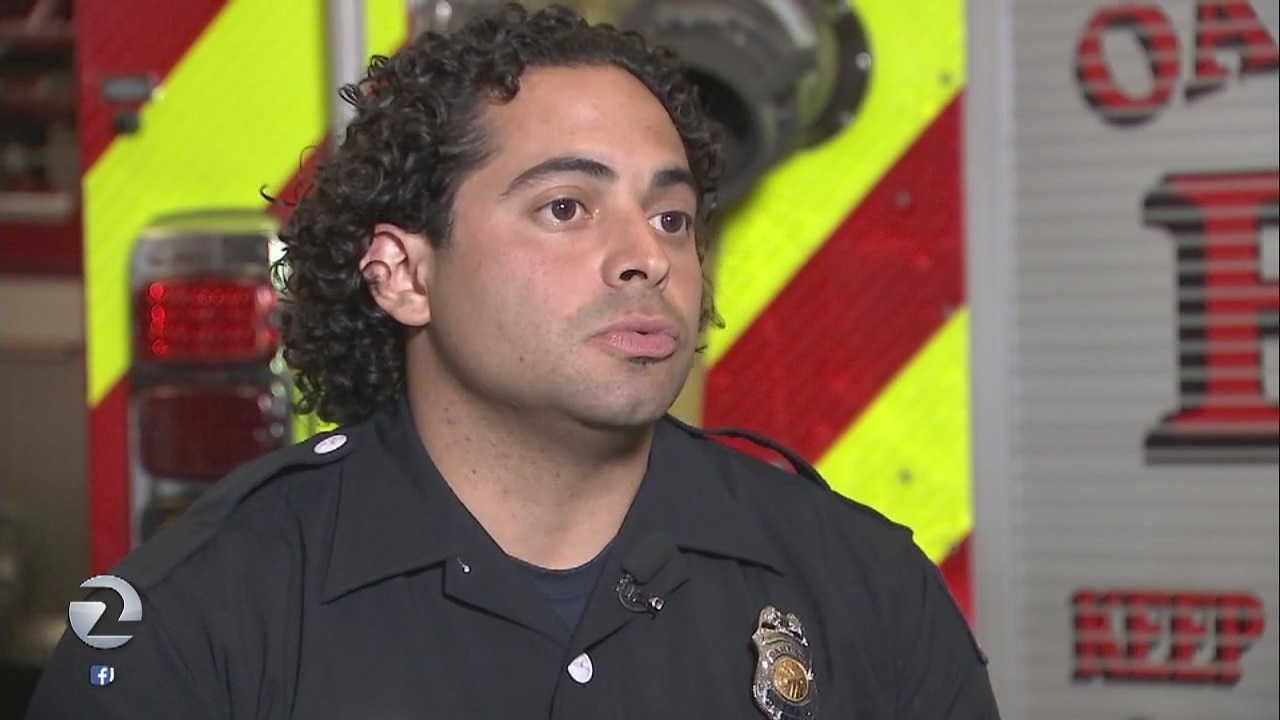 Firefighter makes 2 rescues in first 9 months on the job