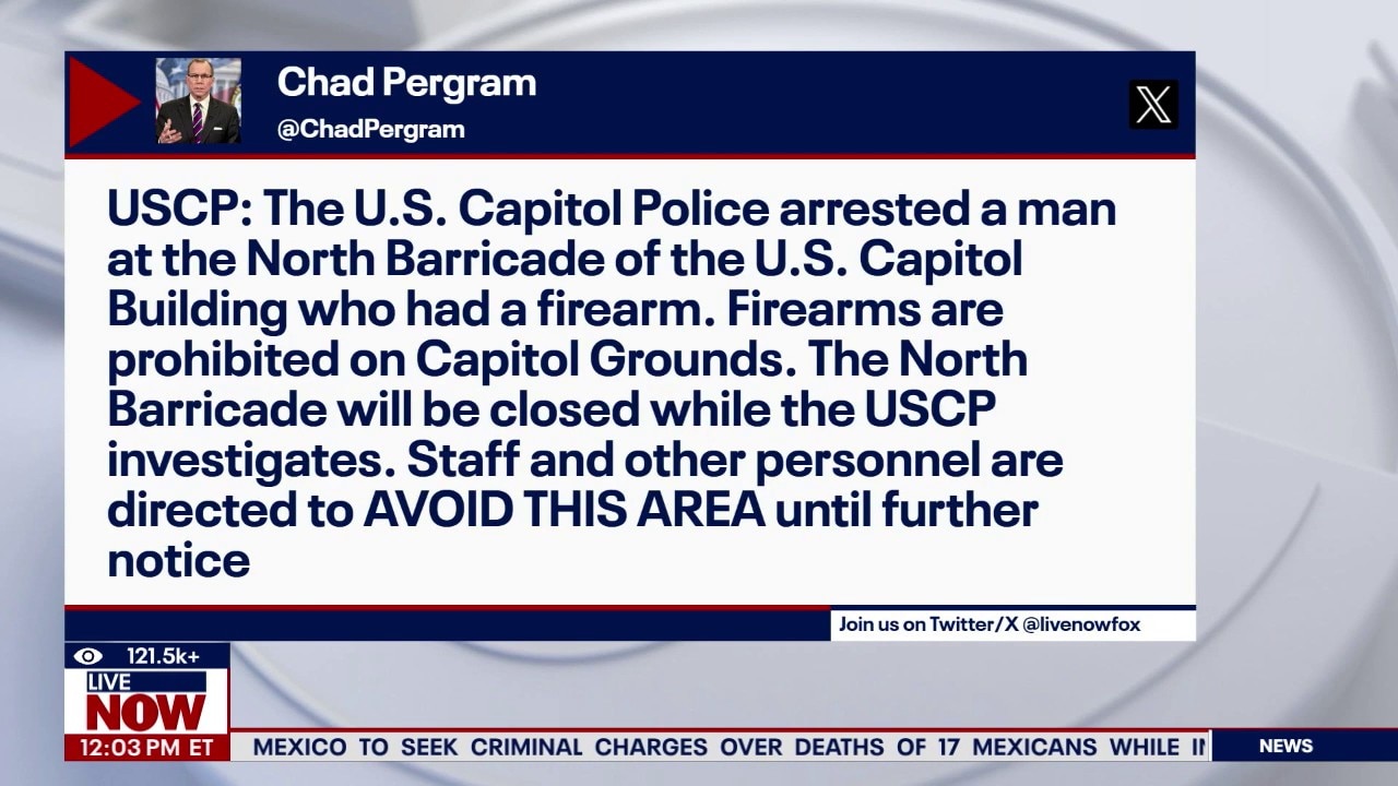 Capitol Hill Police arrest man with firearm