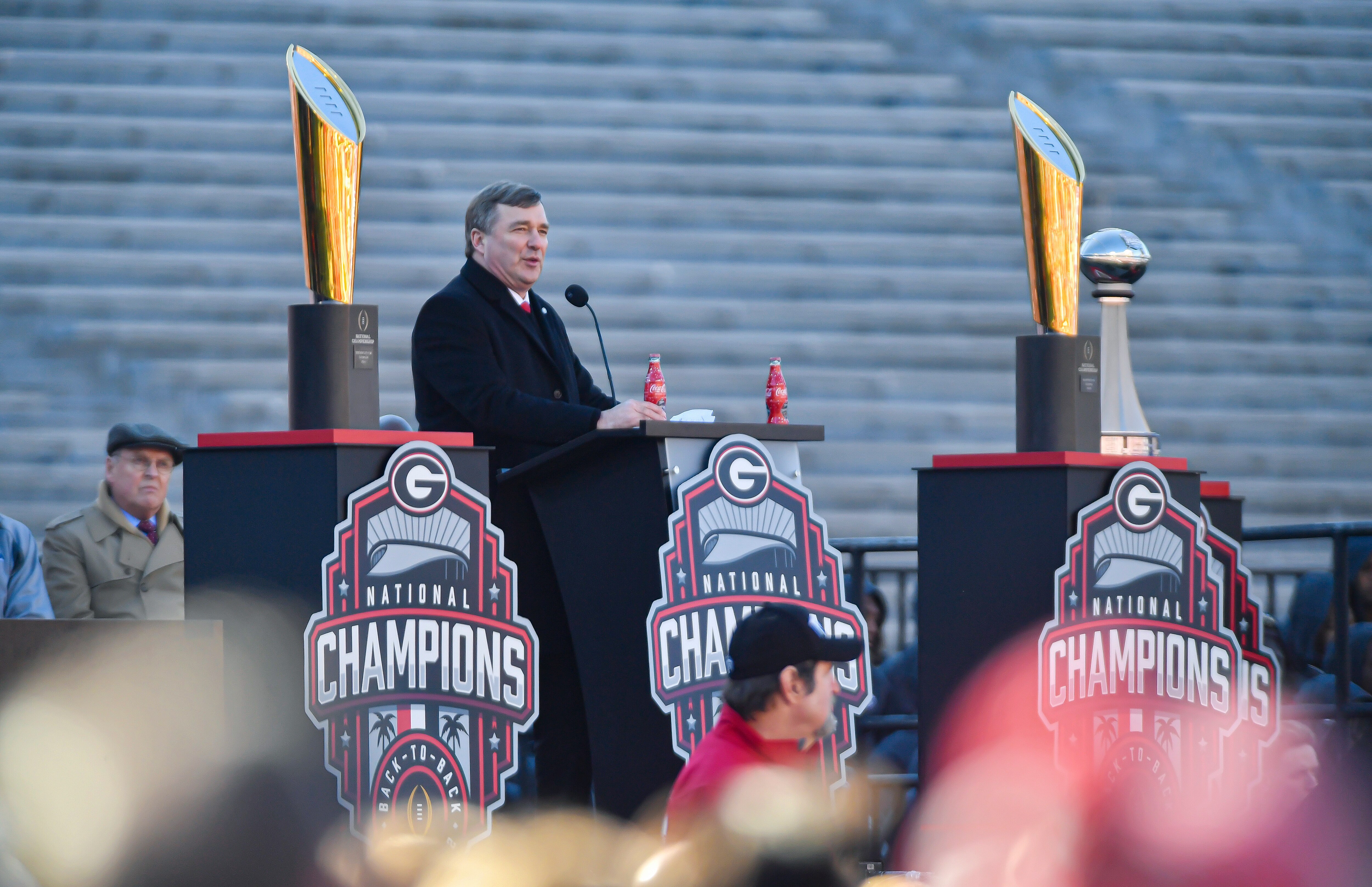 "You didn't tell me last year we were going 'Back 2 Back'"