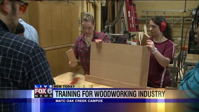 Chip learns about the woodworking program, what students are learning