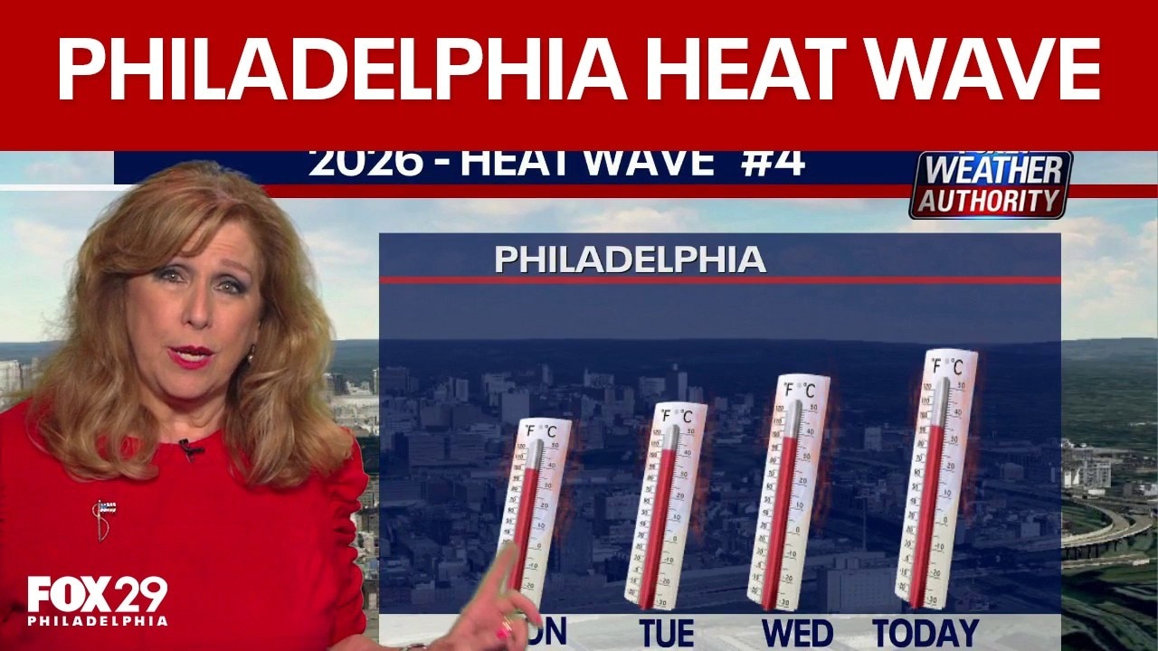 Philadelphia heat wave: Record-breaking triple digit temperatures start Thursday