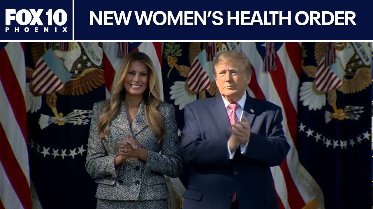 Trump signs landmark women’s health executive order | FOX 10 Phoenix