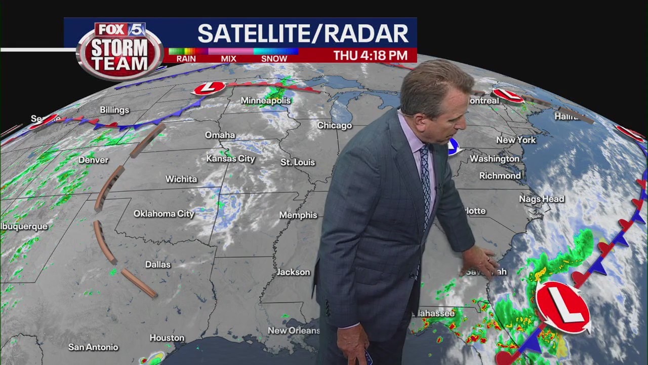 Thursday afternoon weather forecast