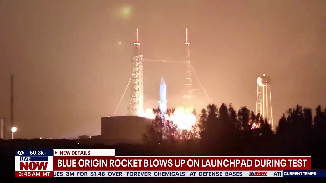 New details: Blue Origin rocket explodes on launchpad