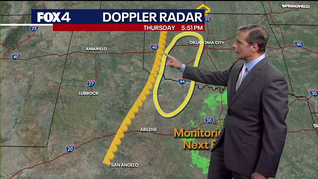 Dallas weather: Apr. 23 evening forecast