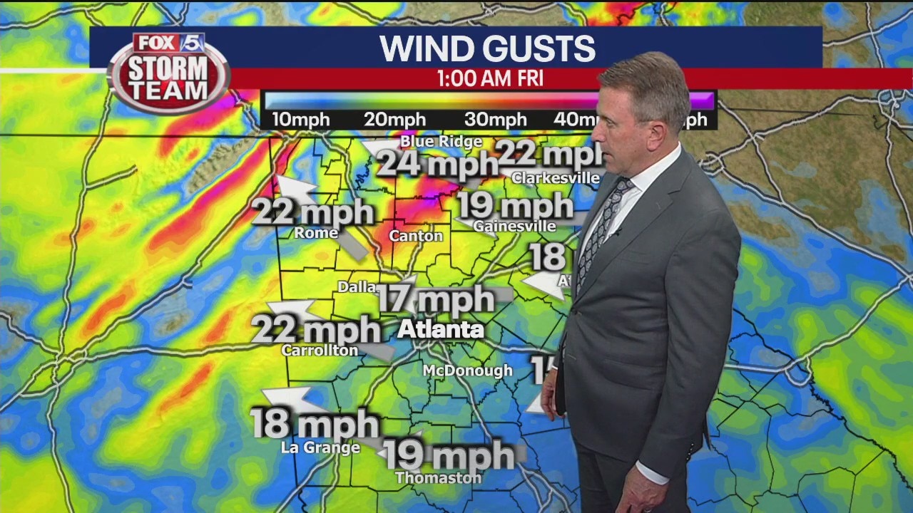 Thursday afternoon weather forecast update