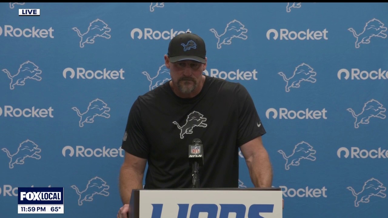 Lions coach Dan Campbell after Bills defeat 