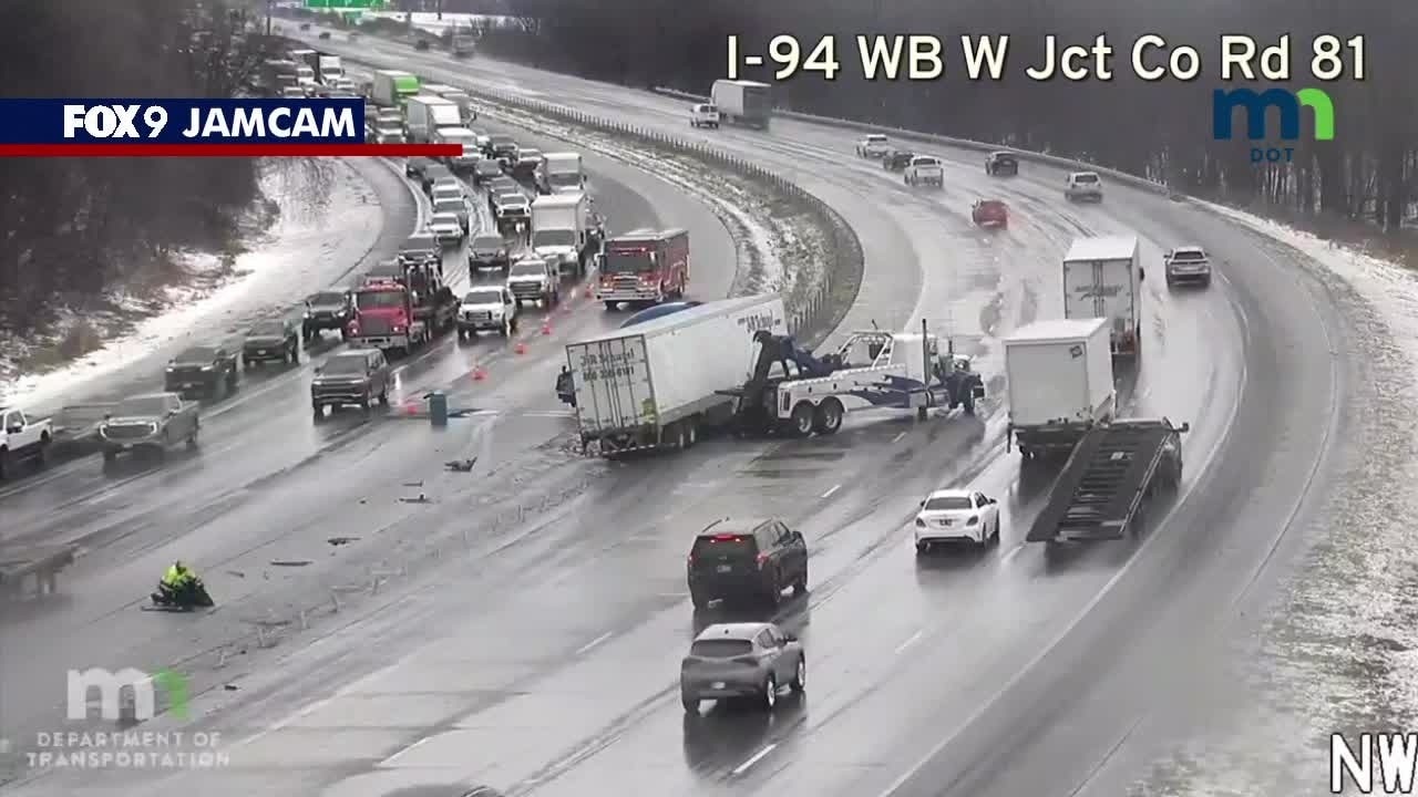 Freezing rain creating icy roads in metro area