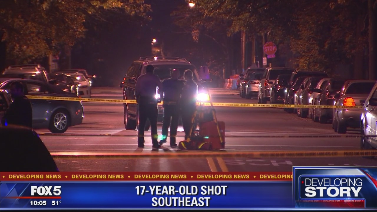 Teen shot in DC, rushed to hospital in critical condition, police say