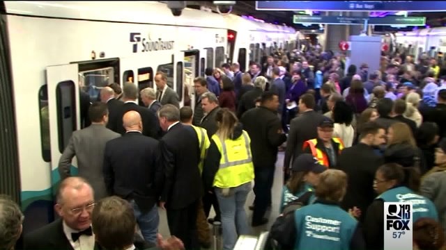 UW - Capitol Hill Light Rail Opens