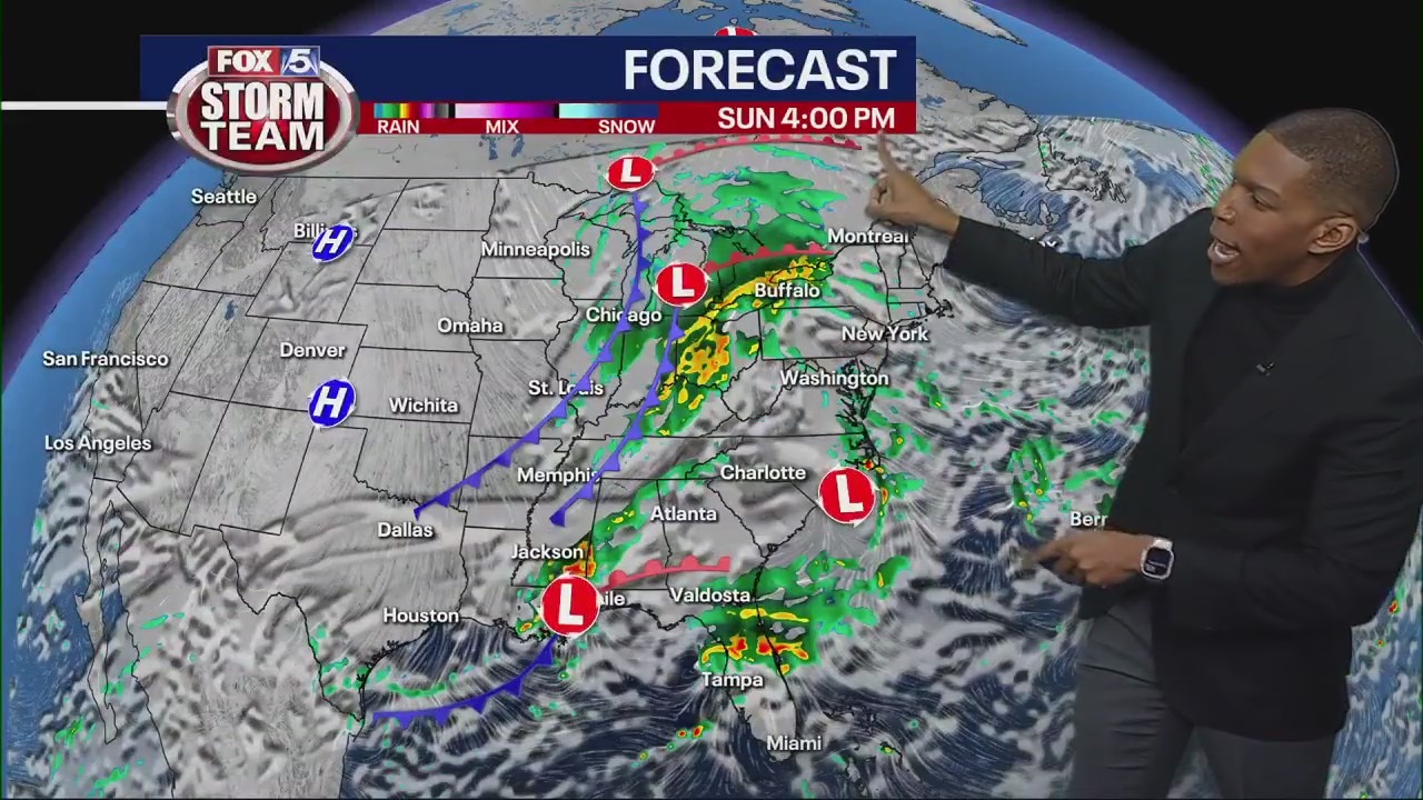 Thanksgiving weekend forecast