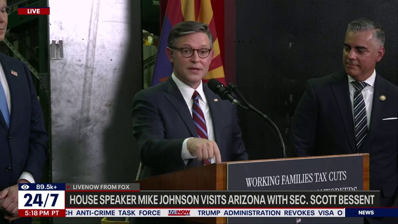 Bessent, Speaker Johnson visit Arizona ahead of midterms