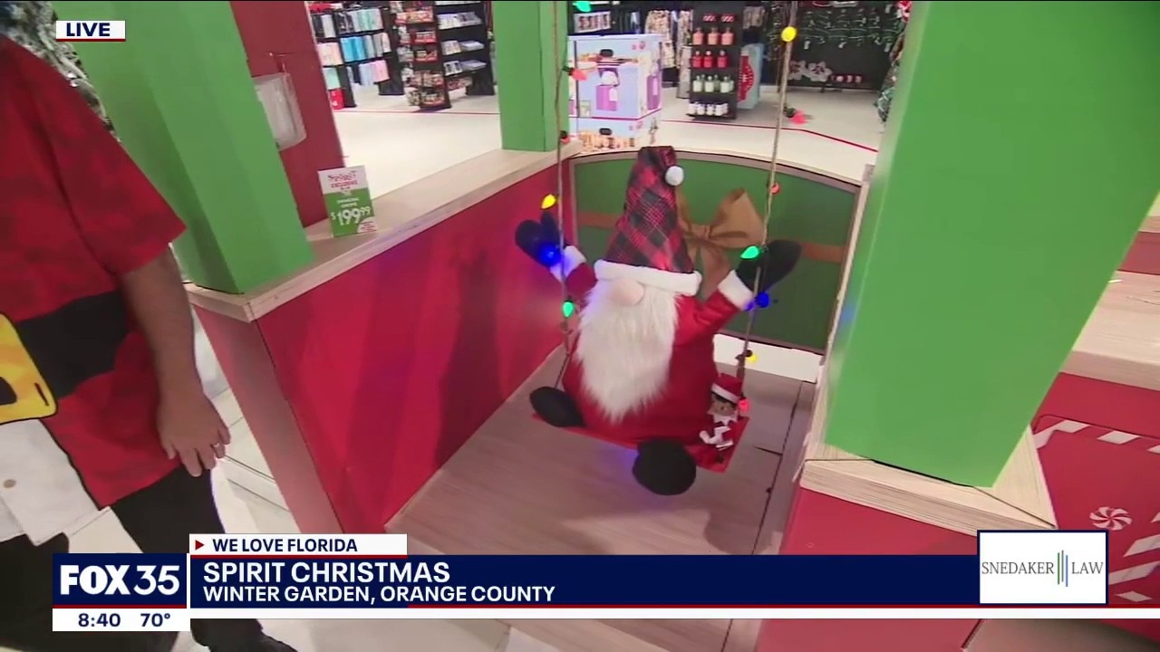 Spirit Christmas store opens in Central Florida