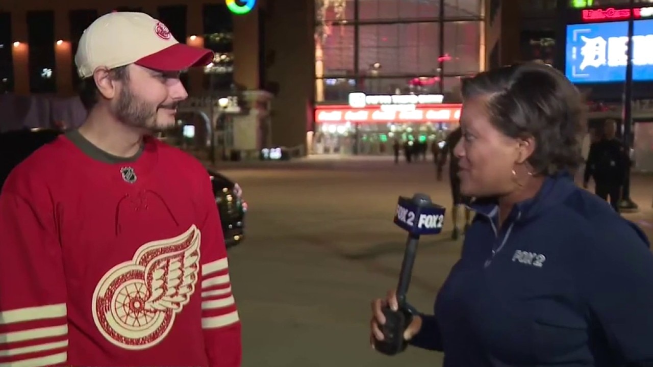 Red Wings win first game of the season, fan reactions