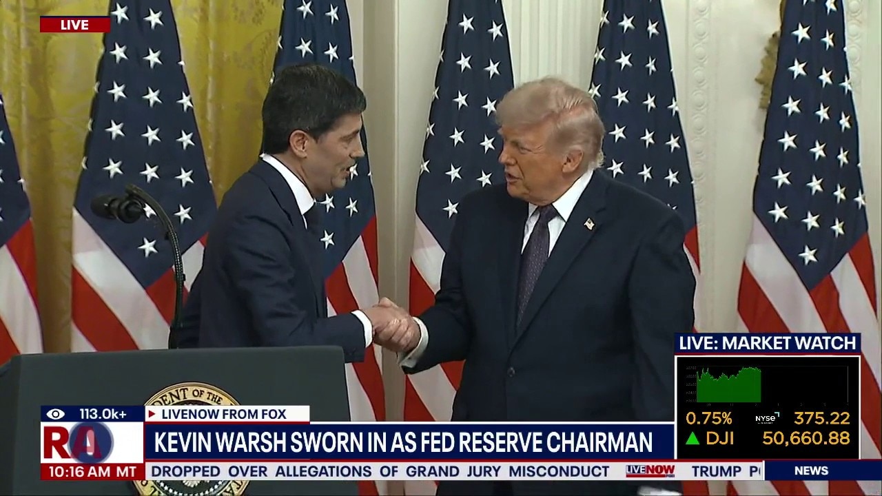 Kevin Warsh sworn in as Fed Chairman