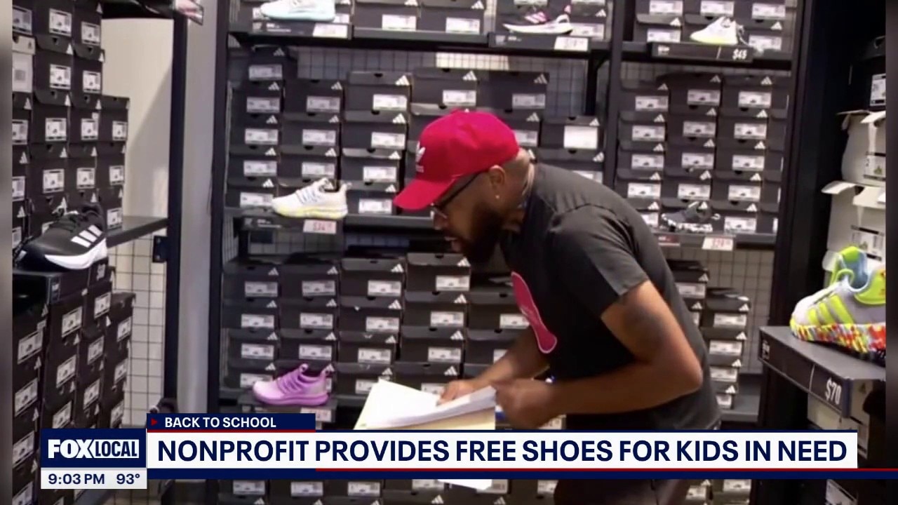 Man helps provides shoes for kids amid cancer battle