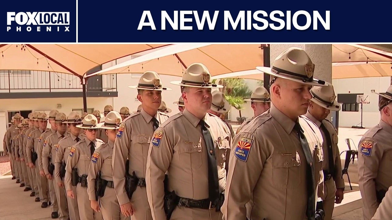 Widow becomes AZ DPS trooper after husband killed
