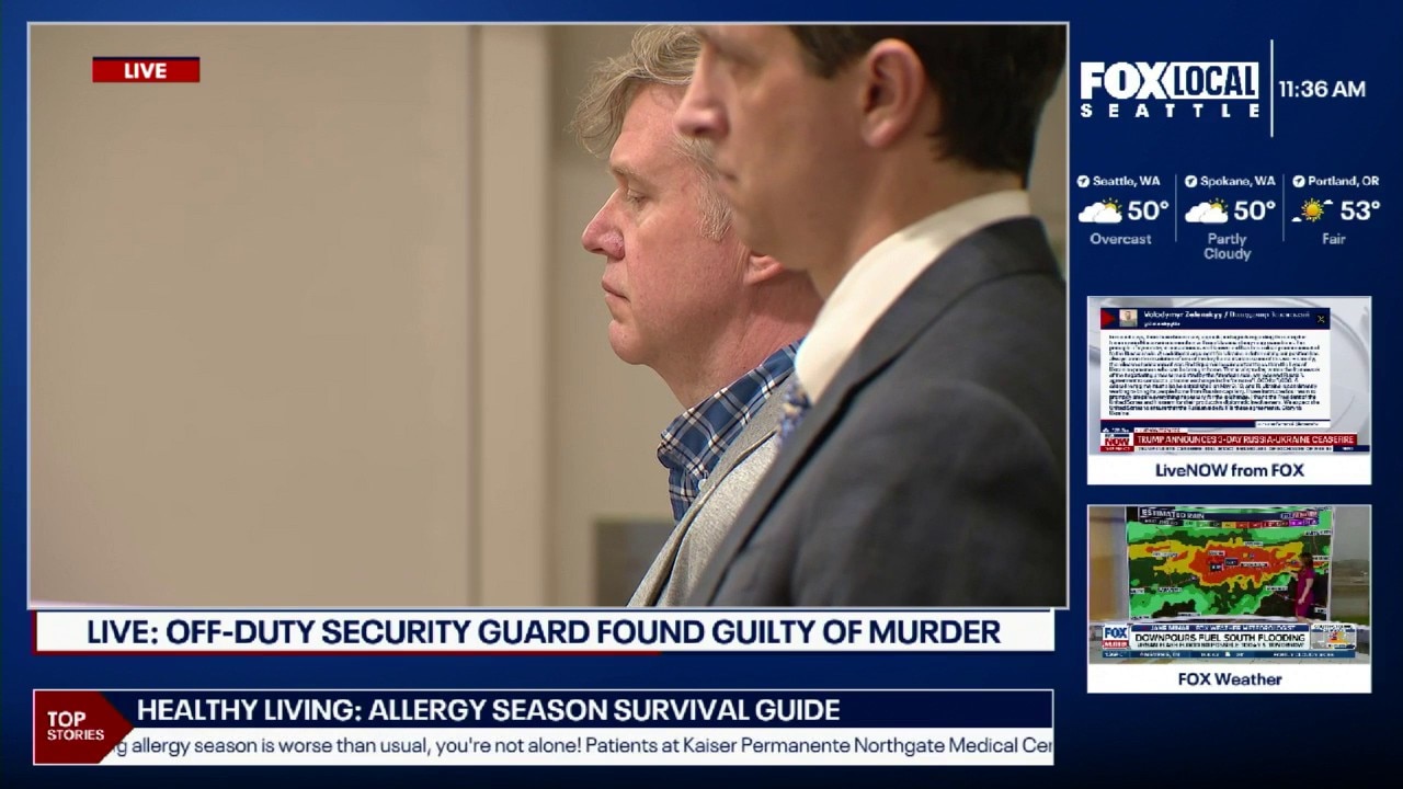 Off-duty security guard found guilty of murder, assault