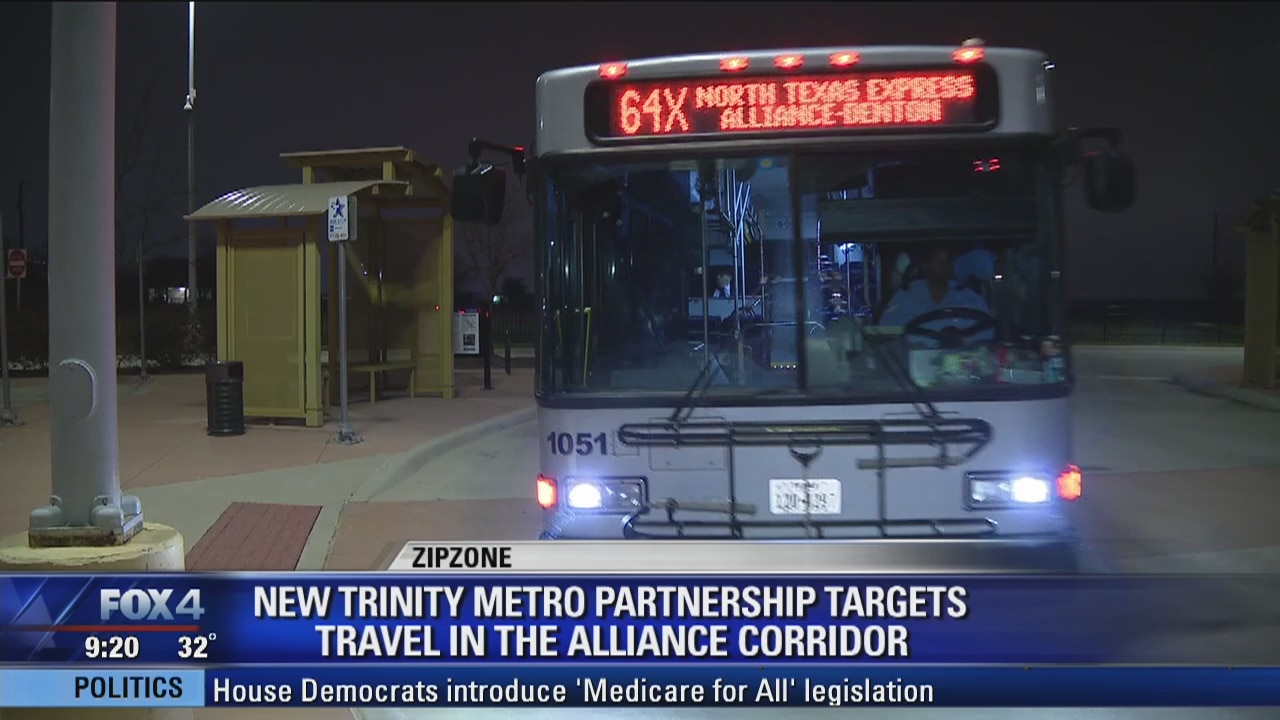 New Trinity Metro partnership targets travel in the Alliance Corridor