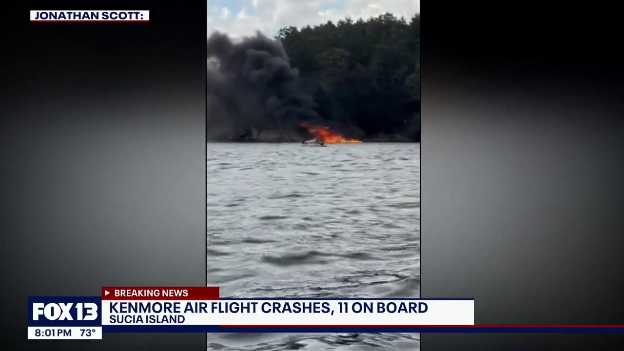 Kenmore Air floatplane crashes near Sucia Island, 11 survive